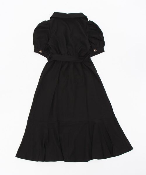 CECIL McBEE(セシルマクビー)の「開襟シャツマーメイドOP(ワンピース・レディース・グレー/モカ/ブラック・MEDIUM)」の4枚目の写真