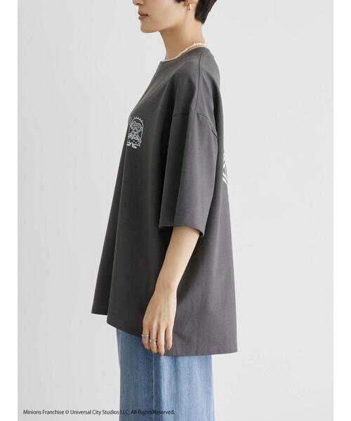 AMERICAN HOLIC(アメリカンホリック)の「ミニオン/サーフTシャツ(Tシャツ/カットソー・レディース・ホワイト/チャコールグレー・FREE)」の21枚目の写真