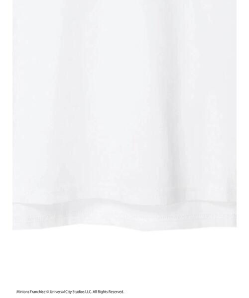AMERICAN HOLIC(アメリカンホリック)の「ミニオン/サーフTシャツ(Tシャツ/カットソー・レディース・ホワイト/チャコールグレー・FREE)」の5枚目の写真