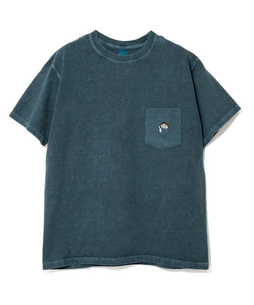 Good On(グッドオン)の「Good On/グッドオン BOY GOOD EMB SS PKT TEE(Tシャツ/カットソー・メンズ・ナチュラル/ブルー系その他・LARGE/X-LARGE/MEDIUM)」の2枚目の写真