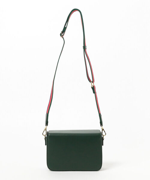 Ray BEAMS(レイビームス)の「BEAURE × Ray BEAMS / 別注 スクエア テープ ショルダーバッグ(ショルダーバッグ・レディース・グリーン系その他5/ブラック・ONE SIZE)」の14枚目の写真