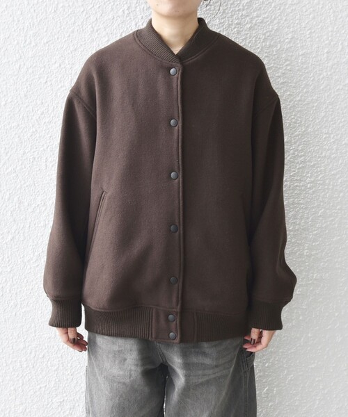 WEB限定】SHIPS any: バーシティ ジャケット 25AW（スタジャン