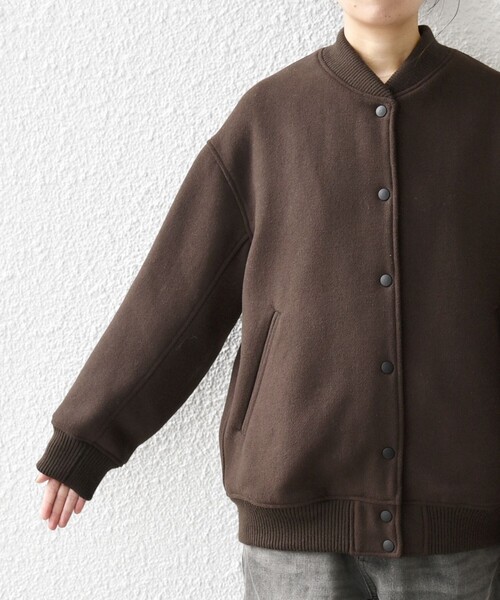 WEB限定】SHIPS any: バーシティ ジャケット 25AW（スタジャン