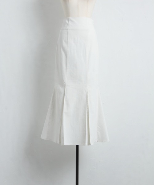tocco closet（トッコ　クローゼット）の「クラシカルレーススリットマーメイドスカート（スカート・レディース・ブラウン/オフホワイト・M）」の5枚目の写真