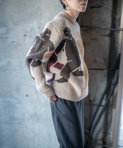 Carne Bollente（カルネボレンテ）の「IN-DEPENDS DAY（ニット