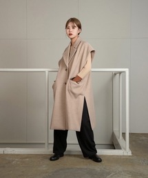 drop shoulder over vest