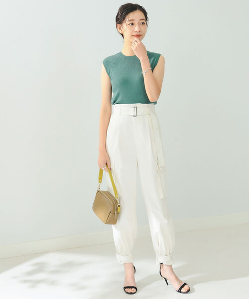 B:MING by BEAMS(ビーミングバイビームス)の「B:MING by BEAMS / ベルト付き カーゴパンツ(カーゴパンツ・レディース・アイボリー/オリーブ・SMALL/MEDIUM)」の8枚目の写真