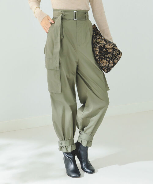 B:MING by BEAMS(ビーミングバイビームス)の「B:MING by BEAMS / ベルト付き カーゴパンツ(カーゴパンツ・レディース・アイボリー/オリーブ・SMALL/MEDIUM)」の11枚目の写真
