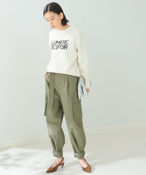 B:MING by BEAMS(ビーミングバイビームス)の「B:MING by BEAMS / ベルト付き カーゴパンツ(カーゴパンツ・レディース・アイボリー/オリーブ・SMALL/MEDIUM)」の15枚目の写真