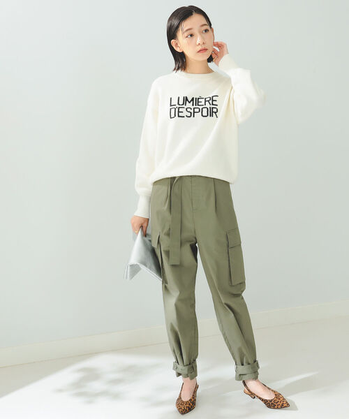 B:MING by BEAMS(ビーミングバイビームス)の「B:MING by BEAMS / ベルト付き カーゴパンツ(カーゴパンツ・レディース・アイボリー/オリーブ・SMALL/MEDIUM)」の16枚目の写真