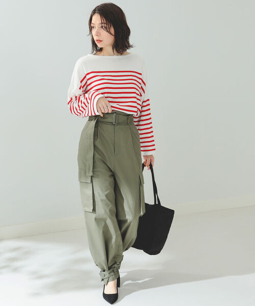 B:MING by BEAMS(ビーミングバイビームス)の「B:MING by BEAMS / ベルト付き カーゴパンツ(カーゴパンツ・レディース・アイボリー/オリーブ・SMALL/MEDIUM)」の17枚目の写真