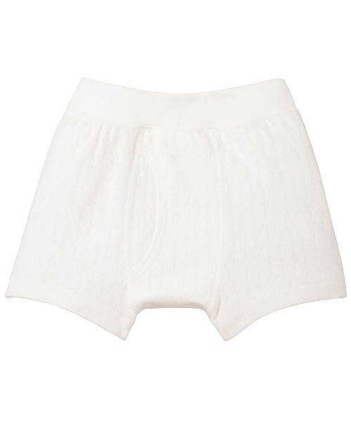 combimini（コンビミニ）の「あったかトランクス（トランクス・キッズ・サックスブルー/杢グレー/オフホワイト/ブルー・90/110/130/120/100/140）」の2枚目の写真