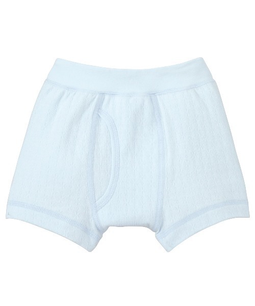 combimini（コンビミニ）の「あったかトランクス（トランクス・キッズ・サックスブルー/杢グレー/オフホワイト/ブルー・90/110/130/120/100/140）」の4枚目の写真