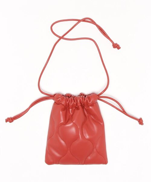 Scrap Book（スクラップブック）の「【Scrap Book】キルト巾着（ショルダーバッグ・レディース・ブラウン/レッド/ブルー/ベージュ・FREE）」の17枚目の写真