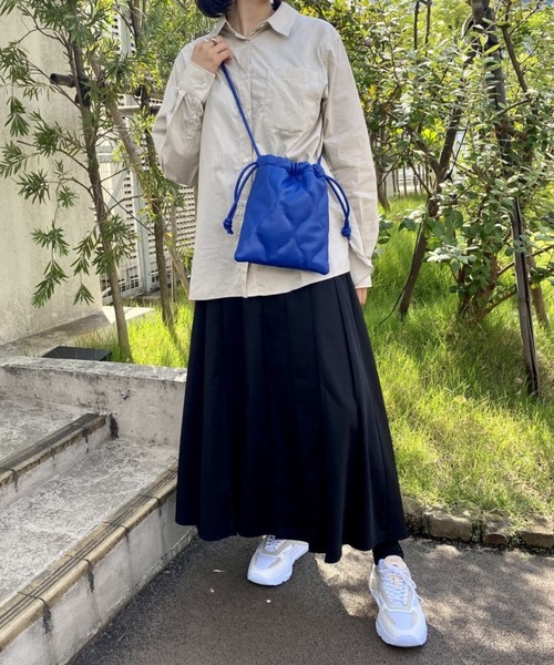 Scrap Book（スクラップブック）の「【Scrap Book】キルト巾着（ショルダーバッグ・レディース・ブラウン/レッド/ブルー/ベージュ・FREE）」の9枚目の写真