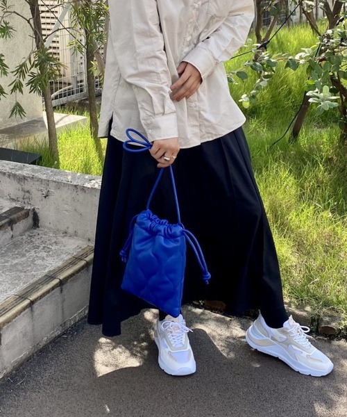 Scrap Book（スクラップブック）の「【Scrap Book】キルト巾着（ショルダーバッグ・レディース・ブラウン/レッド/ブルー/ベージュ・FREE）」の13枚目の写真