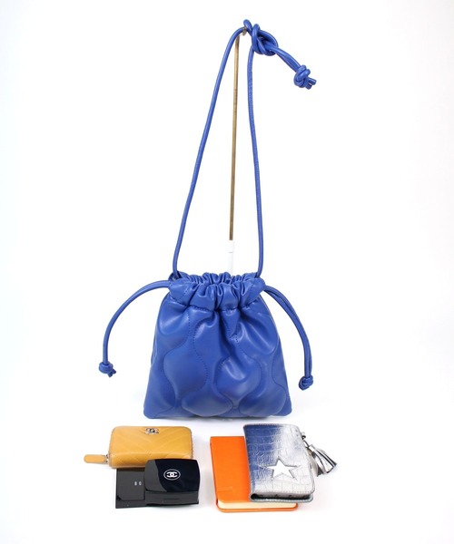 Scrap Book（スクラップブック）の「【Scrap Book】キルト巾着（ショルダーバッグ・レディース・ブラウン/レッド/ブルー/ベージュ・FREE）」の21枚目の写真