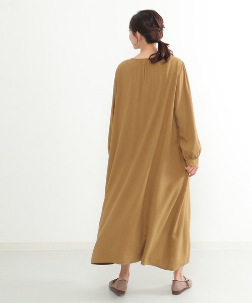 LBC（エルビーシー）の「キルト切り替えタッセルワンピース（ワンピース・レディース・チャコールグレー/スカイブルー/マスタード・M）」の12枚目の写真