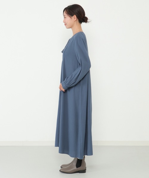 LBC（エルビーシー）の「キルト切り替えタッセルワンピース（ワンピース・レディース・チャコールグレー/スカイブルー/マスタード・M）」の17枚目の写真