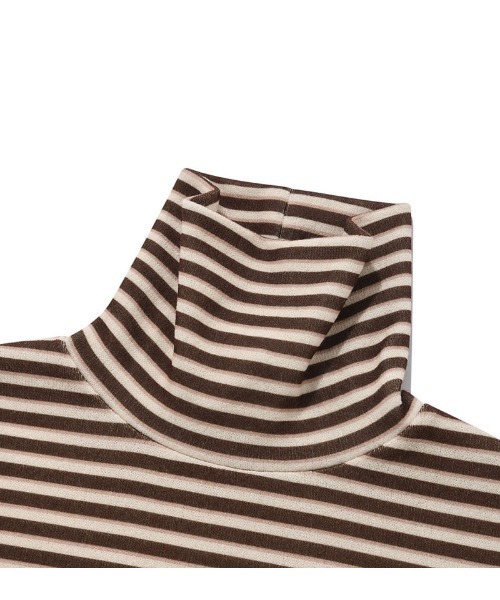 セール】KIRSH BIG DOODLE CHERRY HIGH NECK STRIPE T-SHIRT