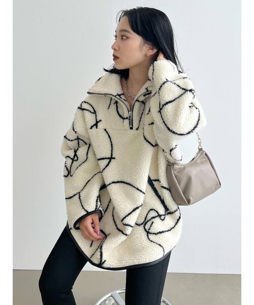 EMODA(エモダ)の「アシンメトリーチェーンバッグ(ハンドバッグ・レディース・ブラック/ベージュ・FREE)」の17枚目の写真