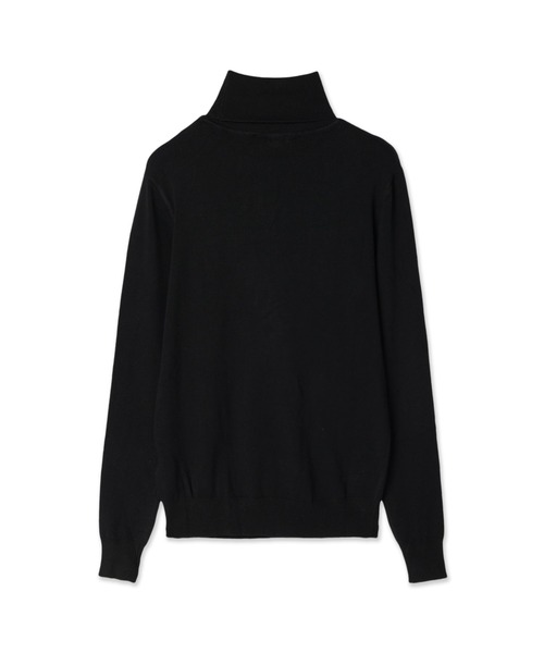 Guess（ゲス）の「Noemi High Neck Triangle Logo Sweater（ニット/セーター・レディース・ブラック/クリーム・SMALL/MEDIUM/X-SMALL）」の4枚目の写真