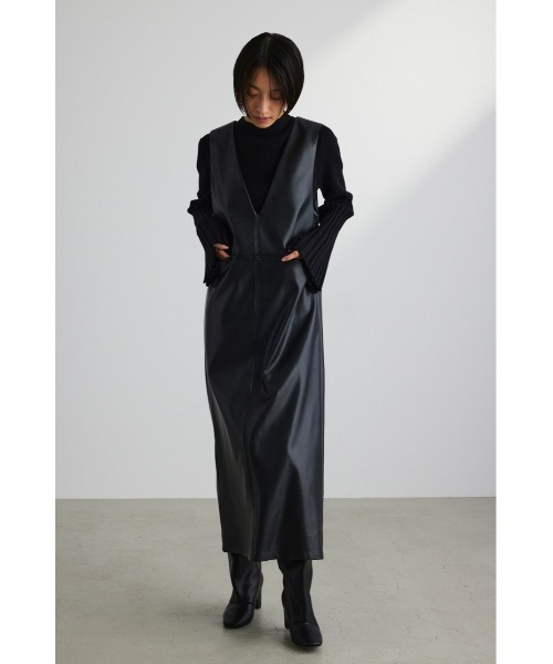 STYLEMIXER（スタイルミキサー）の「ベルスリーブリブニット（ニット/セーター・レディース・イエロー/ライトベージュ/グレー/ブラック・FREE）」の5枚目の写真