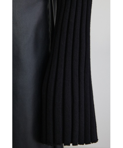 STYLEMIXER（スタイルミキサー）の「ベルスリーブリブニット（ニット/セーター・レディース・イエロー/ライトベージュ/グレー/ブラック・FREE）」の11枚目の写真