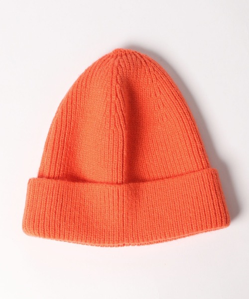 LOWRYS FARM（ローリーズファーム）の「ニットワッチ　177687（ニットキャップ/ビーニー・レディース・ブラック/ベージュ/オレンジ・FREE）」の6枚目の写真