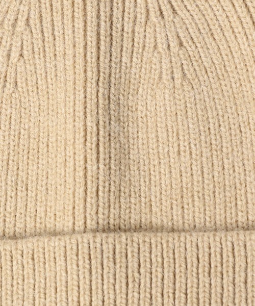 LOWRYS FARM（ローリーズファーム）の「ニットワッチ　177687（ニットキャップ/ビーニー・レディース・ブラック/ベージュ/オレンジ・FREE）」の7枚目の写真