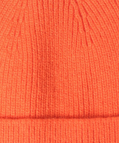 LOWRYS FARM（ローリーズファーム）の「ニットワッチ　177687（ニットキャップ/ビーニー・レディース・ブラック/ベージュ/オレンジ・FREE）」の10枚目の写真