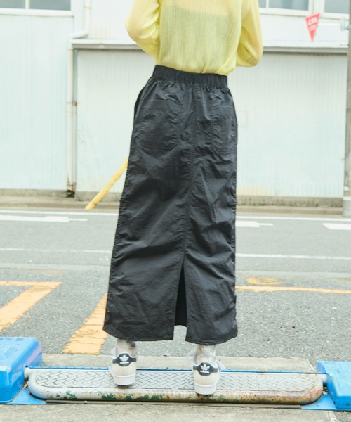 Auntie Rosa Holiday（アンティローザホリデー）の「サイドシャーリングベイカースカート（スカート・レディース・ブラック/ベージュ・FREE）」の7枚目の写真