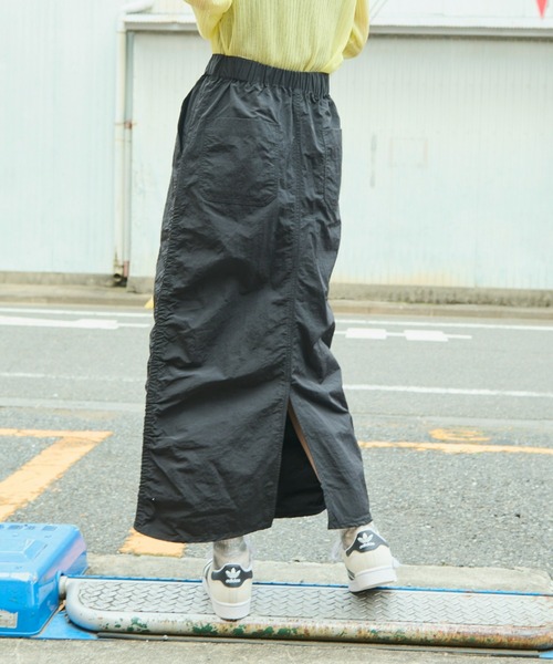 Auntie Rosa Holiday（アンティローザホリデー）の「サイドシャーリングベイカースカート（スカート・レディース・ブラック/ベージュ・FREE）」の8枚目の写真