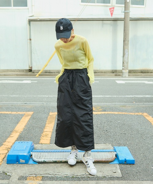 Auntie Rosa Holiday（アンティローザホリデー）の「サイドシャーリングベイカースカート（スカート・レディース・ブラック/ベージュ・FREE）」の12枚目の写真