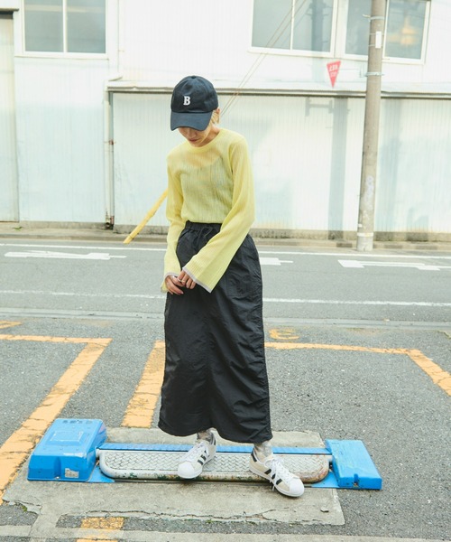 Auntie Rosa Holiday（アンティローザホリデー）の「サイドシャーリングベイカースカート（スカート・レディース・ブラック/ベージュ・FREE）」の13枚目の写真