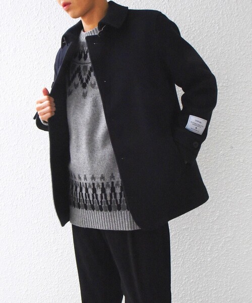 SHIPS any(シップス エニィ)の「SHIPS any: <手洗い可能> ノルディック リラックス ニット◇(ニット/セーター・メンズ・ブラウン/ブラック/グレー・SMALL/MEDIUM/LARGE)」の12枚目の写真