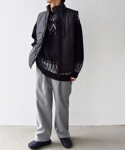 SHIPS any(シップス エニィ)の「SHIPS any: <手洗い可能> ノルディック リラックス ニット◇(ニット/セーター・メンズ・ブラウン/ブラック/グレー・SMALL/MEDIUM/LARGE)」の20枚目の写真