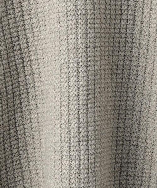 green label relaxing（グリーンレーベルリラクシング）の「ウール ポリエステル ワッフル モックネック ニット -ウォッシャブル-（ニット/セーター・メンズ・ライトグレー/ワインレッド/ネイビー・L/S/M/XL）」の21枚目の写真