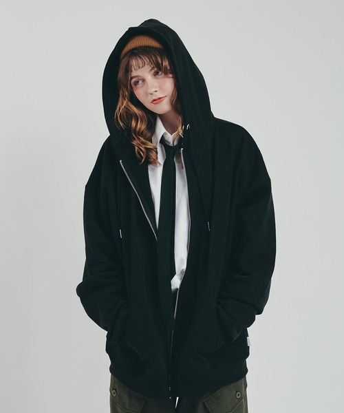 MUCENT ムセント クロップドジップアップパーカー A'GEM/9 × .kom