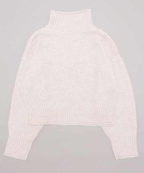 FREE'S MART(フリーズマート)の「4者混鹿の子ショート丈タートルネックニット(ニット/セーター・レディース・ブルー/ブラック/パープル/ホワイト・FREE)」の19枚目の写真