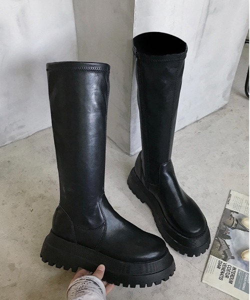 Burner（バーナー）の「【OKUOKU Recommend Select】厚底 アンクル ブーツ oku-shoes-626860130091-42 U（ブーツ・レディース・A/B・40/36/38）」の20枚目の写真