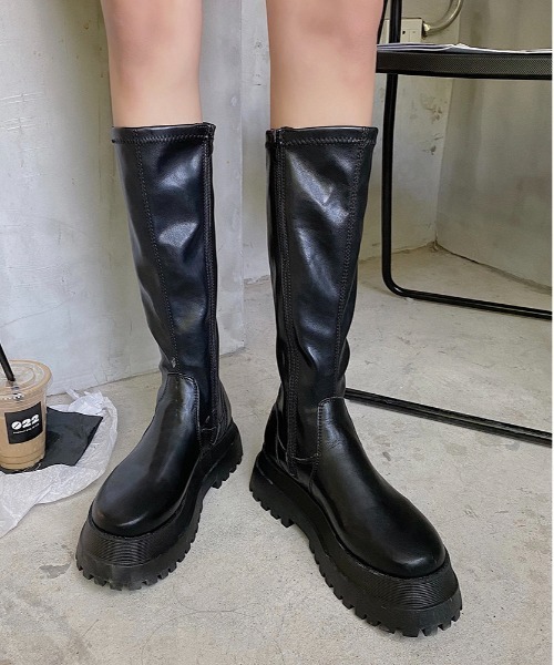 Burner（バーナー）の「【OKUOKU Recommend Select】厚底 アンクル ブーツ oku-shoes-626860130091-42 U（ブーツ・レディース・A/B・40/36/38）」の19枚目の写真