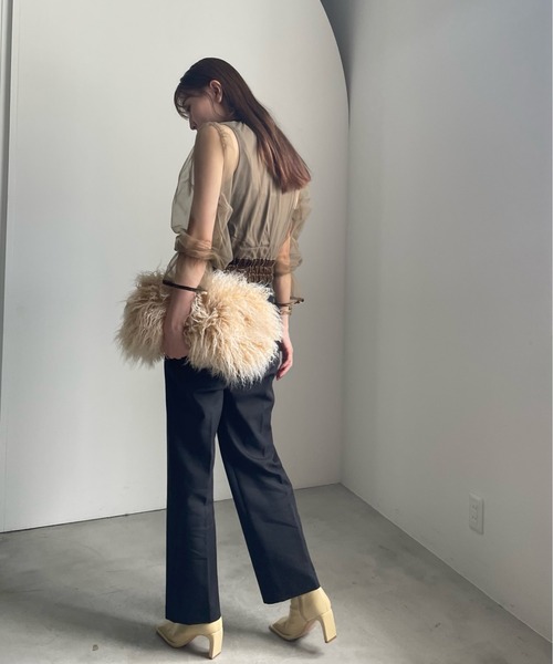 Ameri VINTAGE♡UND VELOUR TULLE BLOUSE アメリヴィンテージ】UND VELOUR TULLE BLOUSE