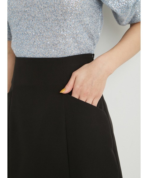 LILY BROWN（リリーブラウン）の「ハイウエストストレッチミニスカート（スカート・レディース・ブラック/ライトベージュ/ピンク・0/1）」の18枚目の写真