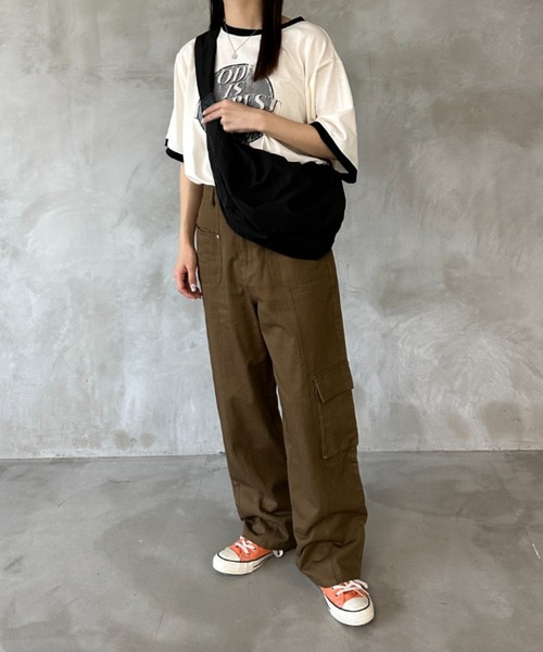 kutir（クティール）の「kutirlune／ラウンドショルダーバッグ（ショルダーバッグ・レディース・ホワイト/ブラック/ライトイエロー/ブルー系その他/ライトベージュ/チャコールグレー/カーキ・FREE）」の14枚目の写真