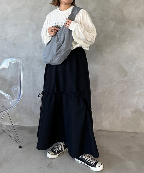 kutir（クティール）の「kutirlune／ラウンドショルダーバッグ（ショルダーバッグ・レディース・ホワイト/ブラック/ライトイエロー/ブルー系その他/ライトベージュ/チャコールグレー/カーキ・FREE）」の22枚目の写真