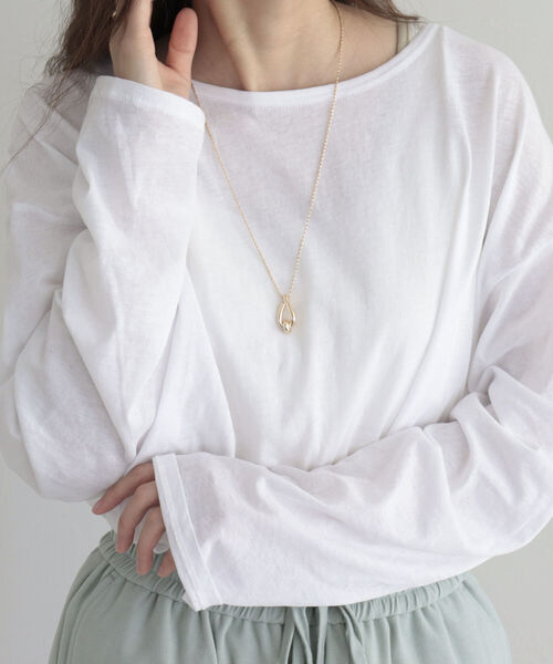 fredy emue(フレディエミュ)の「ドロップラインアジャストペンダント(ネックレス・レディース・シルバー/ゴールド・FREE)」の6枚目の写真