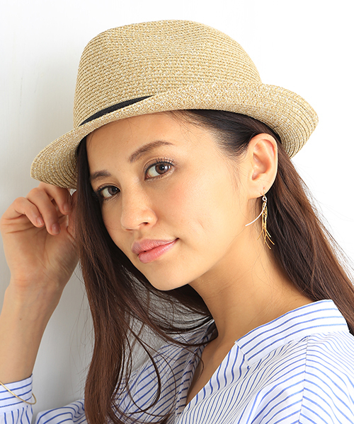 B:MING by BEAMS(ビーミングバイビームス)の「ビーミング by ビームス / 折たたみペーパー中折れHAT(ハット・レディース・ナチュラル・ONE SIZE)」の1枚目の写真