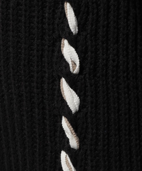 HARE（ハレ）の「テープステッチニットカーディガン(HARE)（カーディガン/ボレロ・レディース・ホワイト/ブラック/ブルー・FREE）」の17枚目の写真