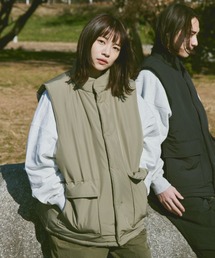 flaner | Loose padding vest/ルーズ中綿ダウンベスト(ベスト)